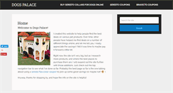 Desktop Screenshot of dogs-palace.com