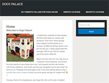 Tablet Screenshot of dogs-palace.com